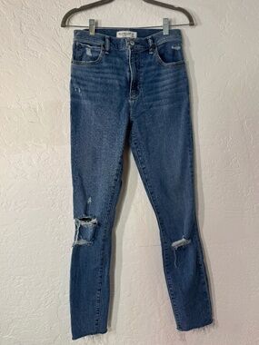 Abercrombie and Fitch Super Skinny Ankle High Rise Jeans